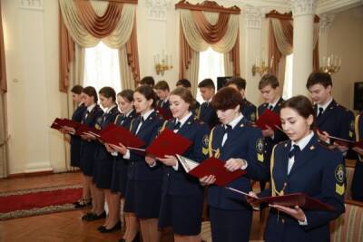 Ульяновские кадеты Следственного комитета произнесли торжественную клятву
