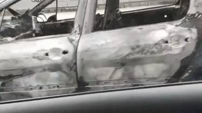 В Пензе на улице Антонова сгорел автомобиль Peugeot