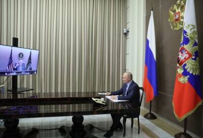Владимир Путин и Джо Байден начали переговоры по видеосвязи