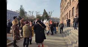 Сторонники "Сасна Црер" провели акцию протеста в Ереване