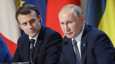 AFP: Макрон в ближайшие дни обсудит с Путиным и Зеленским ситуацию на Украине