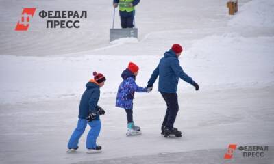 Главный каток начали заливать на центральной площади Новосибирска