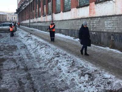В Ульяновске усилят противогололёдную обработку тротуаров