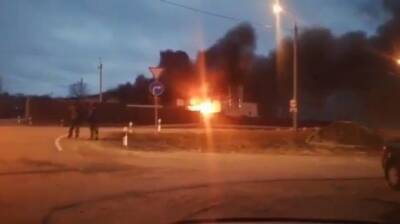 В Нижнеломовском районе произошел пожар в производственном здании