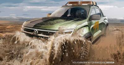 Американский немец: новый Volkswagen Amarok 2022 показали на официальных изображениях