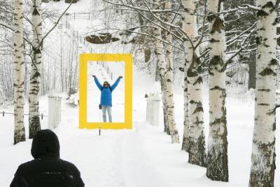 В парке Монрепо установили логотип National Geographic