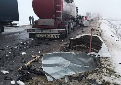 В массовом ДТП на трассе М6 в Скопинском районе погиб водитель «Газели»
