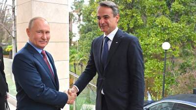 Путин назвал содержательными переговоры с премьер-министром Греции