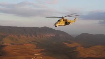 Видео: хуситы применили боевой вертолет в провинции Мариб