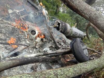 Глава обороны Индии погиб в результате крушения вертолета