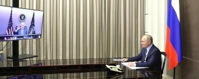 Песков: Путин и Байден договорились снова провести переговоры в дистанционном формате
