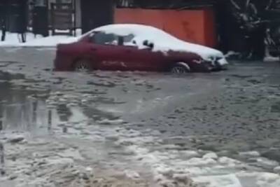 Мэрия Рязани отчиталась об устранении потопа на улице Окской
