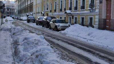 Петербургские власти не успеют справиться с сугробами до потепления