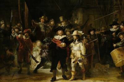 Обнаружен эскиз Ночного дозора Рембрандта, спрятанный под слоем краски