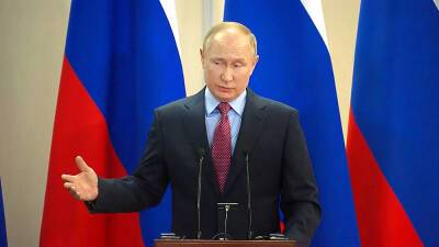 Путин счел провокационным вопрос о возможности нападения России на Украину