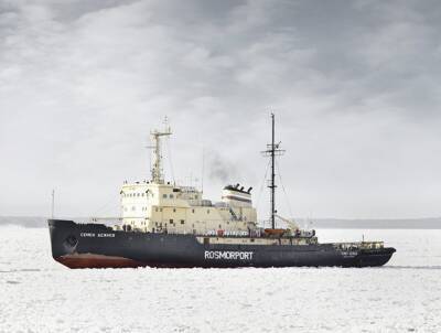 Проводки судов в Финском заливе начали выполнять ледоколы ФГУП «Росморпорт»