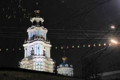 Костромская подсветка: колокольню Костромского кремля теперь видно издалека