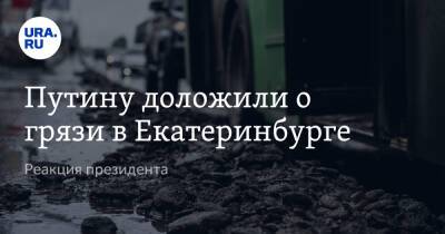 Путину доложили о грязи в Екатеринбурге. Реакция президента