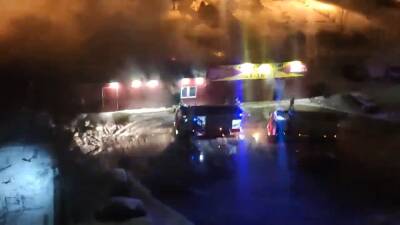 Ночью в Рязани загорелся автосервис на улице Бирюзова