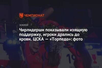 Чирлидерши показывали изящную поддержку, игроки дрались до крови. ЦСКА — «Торпедо»: фото