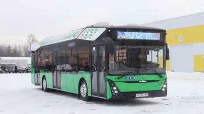 Петербург принял от Минска новый электробус МАЗ 303Е10 с адаптивной подсветкой и USB-портами