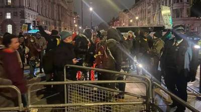 В Лондоне демонстрации против нового законопроекта переросли в столкновения с полицией