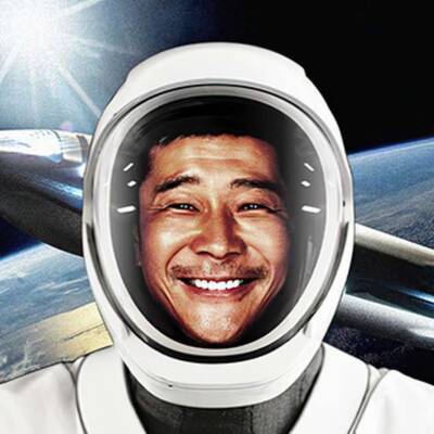 Японский миллиардер отправился в космос - lenta.ua - Украина