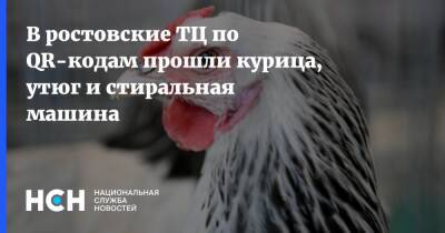 В ростовские ТЦ по QR-кодам прошли курица, утюг и стиральная машина