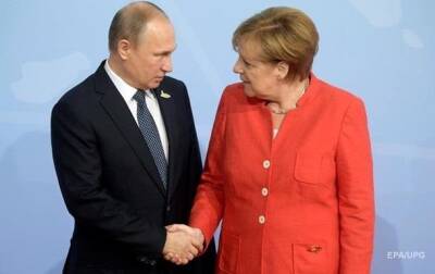 Меркель пожелала Путину удачи с Шольцем