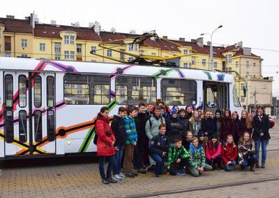 Студенческая версия трамвая вышла на улицы Праги