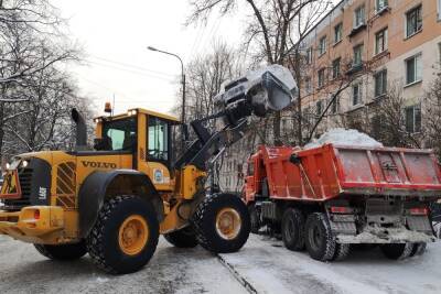 Комитет по благоустройству Петербурга похвастался о вывозе рекордного количества снега за сутки