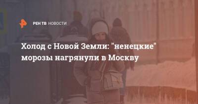 Холод с Новой Земли: "ненецкие" морозы нагрянули в Москву