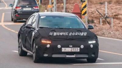 На испытания выехал новый электромобиль от Hyundai