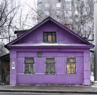 Нижегородский художник создал работу о неудачной покраске домов