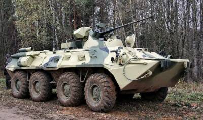 В Беларусь из России поставили новую партию модернизированных БТР-82А