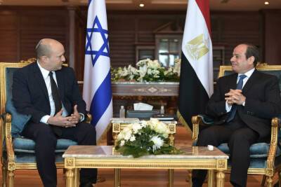 Почему на встрече Лапида с президентом Египта не было флага Израиля?