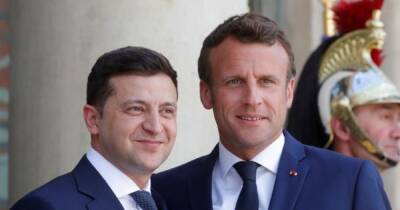 Во Франции определяются с датой визита Макрона в Украину