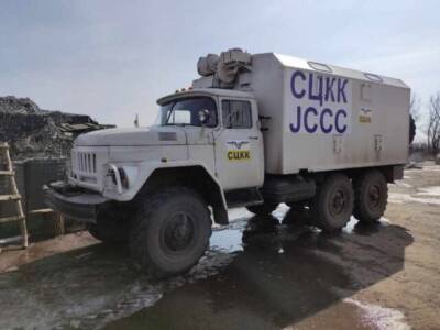 ВСУ под прикрытием СЦКК подвозят на передовые позиции крупнокалиберные мины