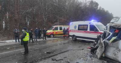 На Черниговщине похоронили жертв ДТП с фурой и маршруткой