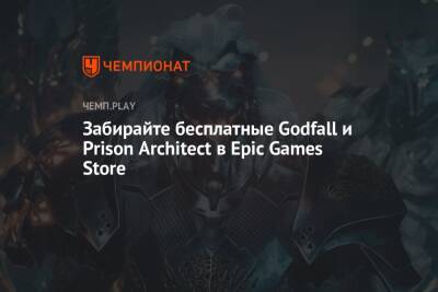 Забирайте бесплатные Godfall и Prison Architect в Epic Games Store
