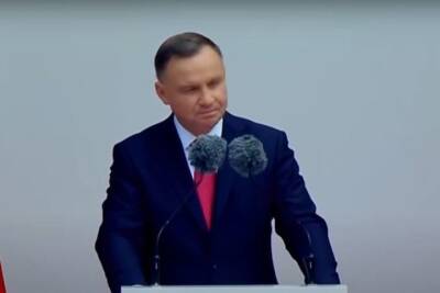 Президент Польши Дуда выступил с обращением к белорусскому народу