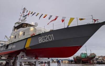 Во Франции спустили на воду катер для охраны морских границ Украины
