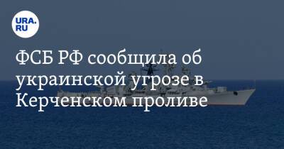 ФСБ РФ сообщила об украинской угрозе в Керченском проливе
