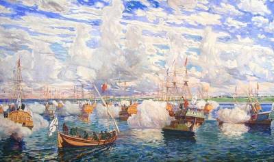 Какой была «потешная» флотилия Петра Первого?