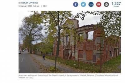 Синагога Марка Шагала в Белоруссии продается любому, кто ее отреставрирует