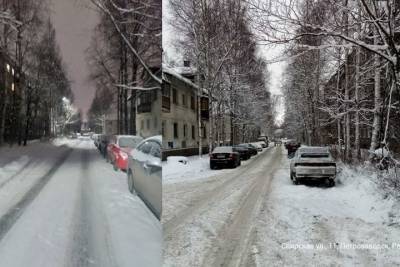 Мэрия Петрозаводска уверяет, что снег в городе чистят круглосуточно