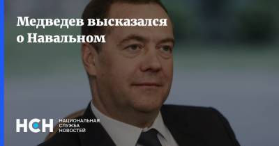 Медведев высказался о Навальном