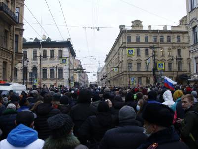 Петербургский омбудсмен насчитал 7 тыс. участников акции 31 января