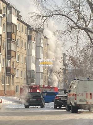 Есть пострадавшие: появились подробности пожара в пятиэтажке на Мичурина в Кемерове