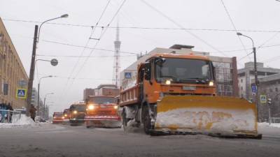 За прошлую неделю в Петербурге вывезли 26 тыс. кубометров снега